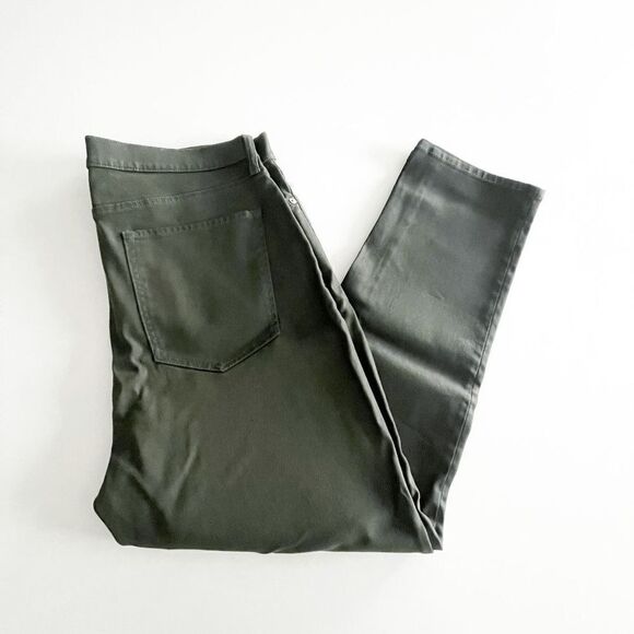 Banana Republic Women's Ultra Rise Slim Fit Denim Jeans Dark Green Size 33 - Picture 1 of 10